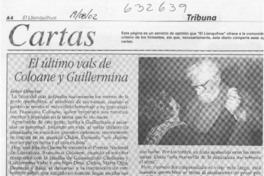 El último vals de Coloane y Guillermina  [artículo] Dina Cárdenas Vidal