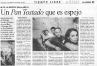 Un Pan tostado que es espejo  [artículo] Chantal González B.