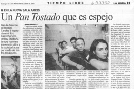 Un Pan tostado que es espejo  [artículo] Chantal González B.