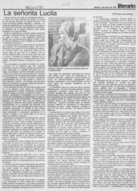La señorita Lucila