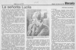La señorita Lucila