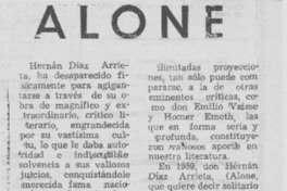 Alone