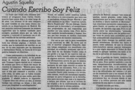 Cuando escribo soy feliz Cuando escribo soy feliz