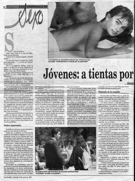 Sexo en tu onda  [artículo] Eduardo Rossel.