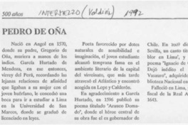 Pedro de Oña