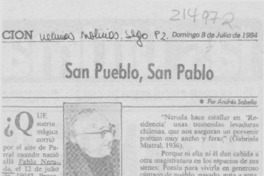 San Pueblo, San Pablo San Pueblo, San Pablo