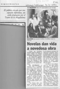 Novelas dan vida a novedosa obra