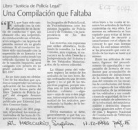 Una compilación que faltaba  [artículo].