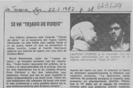 Se va "Tejado de vidrio".  [artículo]
