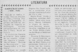 Alberto Blest Gana.