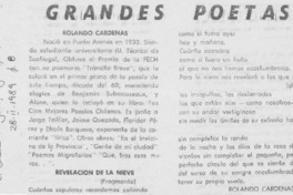 Grandes poetas. Grandes poetas.