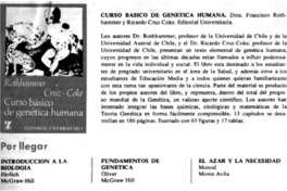 Curso básico de genética humana Curso básico de genética humana