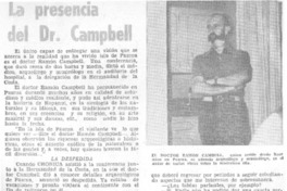 La Presencia del Dr. Campbell. La Presencia del Dr. Campbell.