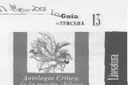 Antología crítica de la poesía chilena