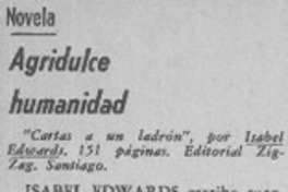 Agridulce humanidad