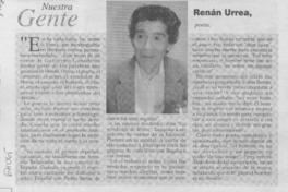 Renán Urrea, poeta. Renán Urrea, poeta.