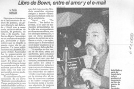 Libro de Bown, entre el amor y el e-mail. Libro de Bown, entre el amor y el e-mail.