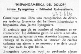 Hispanoamérica del dolor Hispanoamérica del dolor