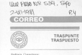 Traspunte traspuesto