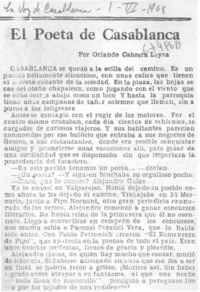 El poeta de Casablanca El poeta de Casablanca