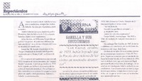 Sabella y sus seudónimos