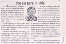 Poesía para la vida Poesía para la vida