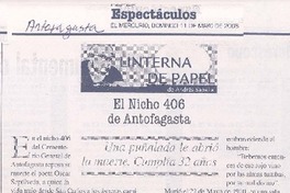 El nicho 406 de Antofagasta El nicho 406 de Antofagasta