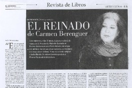 El reinado de Carmen Berenguer