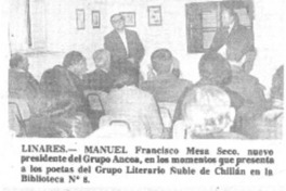 Manuel Francisco Mesa preside el grupo Ancoa. Manuel Francisco Mesa preside el grupo Ancoa.