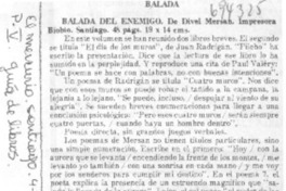 Balada. Balada.