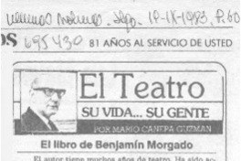 El libro de Benjamín Morgado El libro de Benjamín Morgado