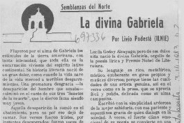 La divina Gabriela La divina Gabriela