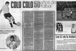 Colo Colo 50 años de fútbol