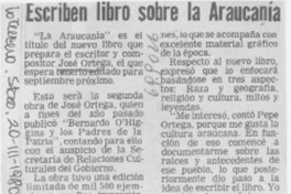 Escriben libro sobre la Araucanía. Escriben libro sobre la Araucanía.