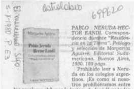 Pablo Neruda-Héctor Eandi.