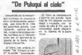 De Puluqui al cielo. De Puluqui al cielo.