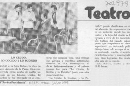 Lo crudo, lo cocido y lo podrido. Lo crudo, lo cocido y lo podrido.
