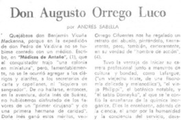 Don Augusto Orrego Luco Don Augusto Orrego Luco