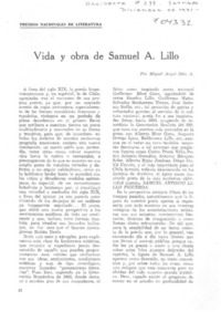Vida y obra de Samuel A. Lillo