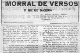 Morral de versos