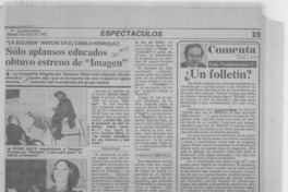 ¿Un folletín?