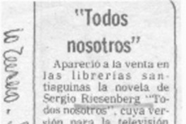 "Todos nosotros".