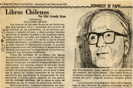 Crónicas, Salvador Reyes Crónicas, Salvador Reyes