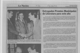Entregados Premios Municipales de Literatura para este año. Entregados Premios Municipales de Literatura para este año.