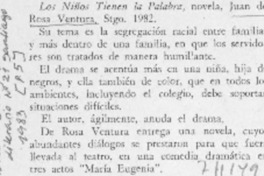 Los Niños tienen la palabra. Los Niños tienen la palabra.