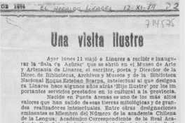Una visita ilustre