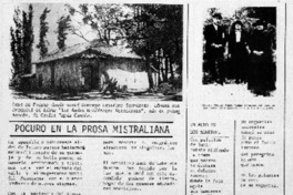 Pocuro en la prosa de mistraliana Pocuro en la prosa de mistraliana