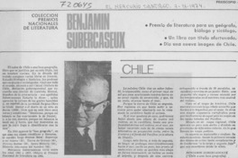 Benjamín Subercaseaux. Benjamín Subercaseaux.