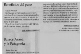 Barros Arana y la Patagonia Barros Arana y la Patagonia