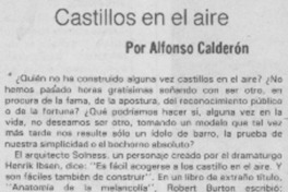 Castillos en el aire.